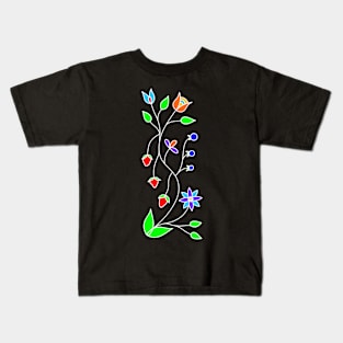 White floral Kids T-Shirt